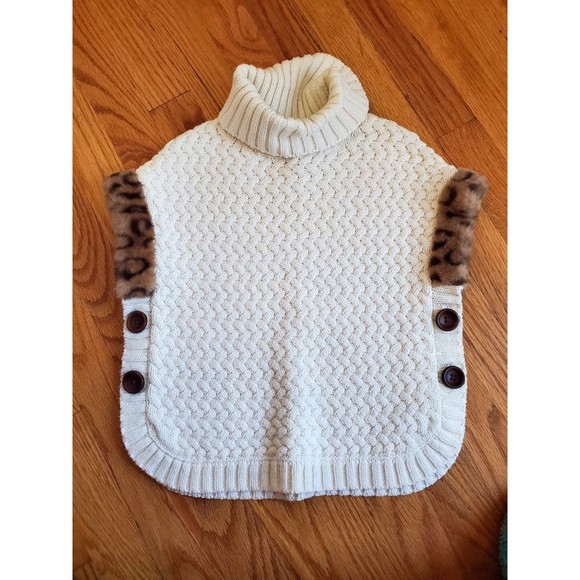 Aspen Kids Sweater Poncho XS Size 4 - Picture 1 of 6